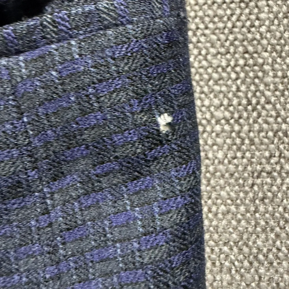 Lubiam Sport Coat Mens‎ IT 52 Blue Wool Check Tweed Blazer Jacket Made Italy